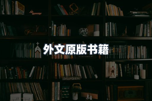 外文原版书籍
